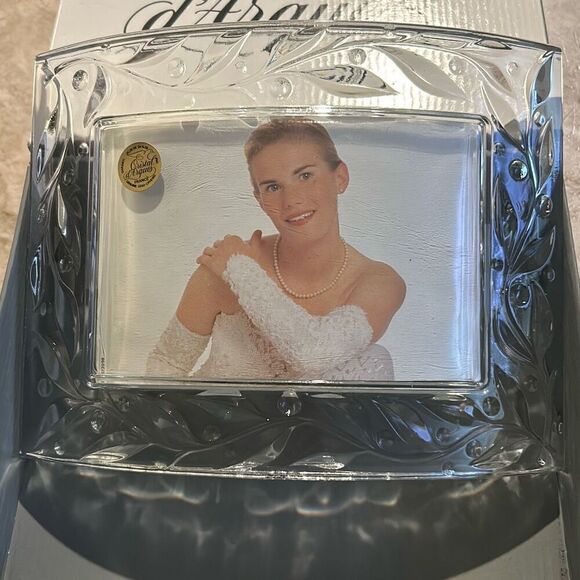 CRISTAL D’ARQUES French Crystal Frame NWT - Picture 3 of 8